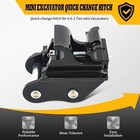 Quick Hitch Attachment For Chinese Mini Excavator 1 Ton To 2 Ton Small Digger