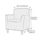 Armchair Covers Elastic Stretch Club Tub Chair Slipcover Single Sofa Cover 