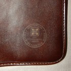 Brown Zipper Bible Cover  Imitation Leather  9 1 2  X 6 7 8  X 1 1 4   New
