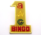 Capitol Bingo Pin Number 1 Arrow International Vintage Lapel