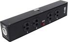 Prox Live Performance Gear Power Connector Box For 4x Edison Power Outlet  Black