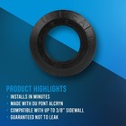 1  Uniseal Flexible Tank Adapter  bulkhead  - 2 Pack