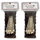 16 Pc Vintage Style Hair Roller Mini Small Brush Rollers Mesh Curlers Bristles 2