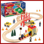 Wooden Train Set 38 Pcs For Toddlers Compatible With All Major Brands