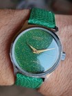Gruen Manual Winding Green Stone Dial Vintage - Rare