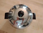 West Bend Penguin Hot cold Serve Ice Bucket Mid Century Vintage Bakelite Handle