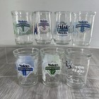 1994 Welch s Looney Tunes Glass Jelly Jars Glasses Lot Of 7 Buggs Daffy Tweety 
