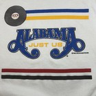 Vtg  88  Alabama Just Us Tour L s Crewneck Adult Xl White Tee Jays Usa Made