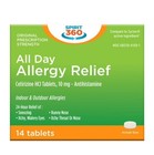 All Day Allergy Relief Indoor Outdoor 10mg Cetirizine 14 Tablets pk