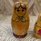 Vintage Hand-painted Russian Matryoshka Dolls Set  Nesting Dolls