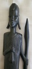 Vintage African Ebony Wood Hand Carved Tourist Figurines Pwa12
