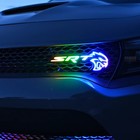 Srt Hellcat Front Grill Badge Emblem Led Rgbw Bluetooth Controlled