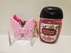 Bath   Body Works 2pc Pink Butterflies Pocketbac Holder   Gel Hand Sanitizer