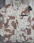 Vintage Us Army Military Jacket Men s Medium Camo Desert Storm Chocolate Chip