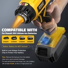 Cordless Heat Gun 18v Hot Air Gun With 5 Nozzles For Shrink Tubing  no Battery 