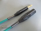 Mogami W2549 Green   Gold Neutrik Male Xlr To Trs Balanced Interconnect