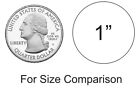 1  Black Round Label Dots Stickers Color Coding Inventory 1 Inch Dot