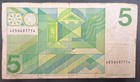1973 Netherlands 5 Gulden P95  4036497714 