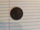 Antique 1887 Victoria Half Penny  Worn And Circulated