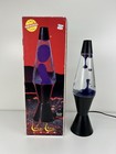 Vintage 1997 Lava Lite Model 8409 Midnight Series Lava Lamp W  Box Purple black