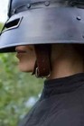 Medieval Guardsman Helmet 18  Gauge Steel Sca  Knight Dark Warrior Kettle Helmet