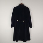 Vintage Voyager West Coat Womens Black Corduroy Steam Punk 70s All Weather Union