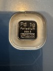 Argor Heraeus 1 Gram Palladium Bar In Sealed Assay   5  Bars Total