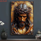 Christian Canvas Wall Art Jesus Crown Of Thorns Print Religious Savior Artwork