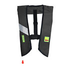 Adult Life Jacket M-33 Manual Inflatable Pfd Universal Boating Swimming Vest