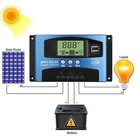 30 100a Pwm   Mppt Solar Panel Regulator Charge Controller 12 24v Focus Tracking