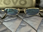 Vintage Revo 1107 011 Cobra Stealth Sunglasses Blue Mirror Lenses Original Case