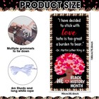 Black History Month Door Cover Decorations Valentines Day Hanging Porch Sign Dec