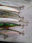 Lot Of 6 Bomber Model 14a Screw Tail Fishing Lures