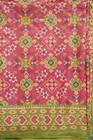 Fnc Vintage Pink Sambalpuri Ikat Sarees Handwoven Art Silk Sari Fabric Antique