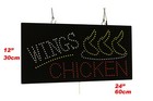 Wings Chicken Sign Neon Sign Led Open Sign Store Sign Business Sign Window Sign