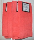 Set Of 4 Cotton Poly Blend Classic Hand Towels  super Sized 16   x26     Extra Thick