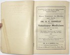 1907 Home Treatment For Horses And Cattle Daniels Veterinary Medicines Boston