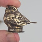 Vintage Argentina 925 Sterling Silver Bird Pill Boxes Pair Miniature Figurines
