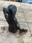 Mermaid Figurine Statue Rustic Cast Iron Nautical Tropical Beach Home Decor New