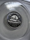 1963 Canada 5 Cents Proof Like Graded Ms 67 By Anacs
