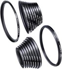 K f Concept 18 Pcs Filter Ring Adapter Set Lens Filter Metal Stepping Rings Kit