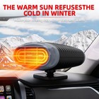 12v 150w Car Heater Portable Electric Heating Fan Defogger Defroster Demister Us