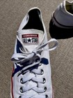 Converse Retro Chuck Taylor All Star Low Top White Sneakers Men   s 9  Women   s 11