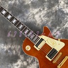 Tobacco Sunburst Les Paul Electric Guitar Open Hh Pickups Rosewood Fretboard