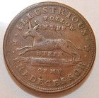 1837 Hard Times Token- Illustrious Predecessor-low 20 - Ht 34- Lot 106