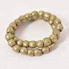 Heishi Silver Metal Trade Beads Ethiopia
