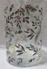 Yankee Candle Clear Crackle Large Jar Holder J h Christmas Wniter Berries