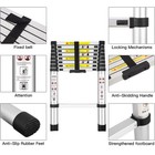Yami 8 5ft Telescoping Aluminum Extension Ladder