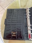 Filofax Black Croc Leather Discontinued Dundee Organizer Planner Mint Made In Uk