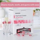Mckesson Foam Swabs  Untreated  Gentle And Daily Oral Cleaning  250 Ct